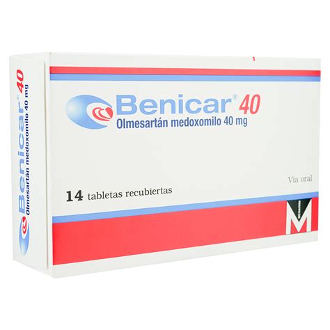 Benicar 40mg Tabletas Farmaciard