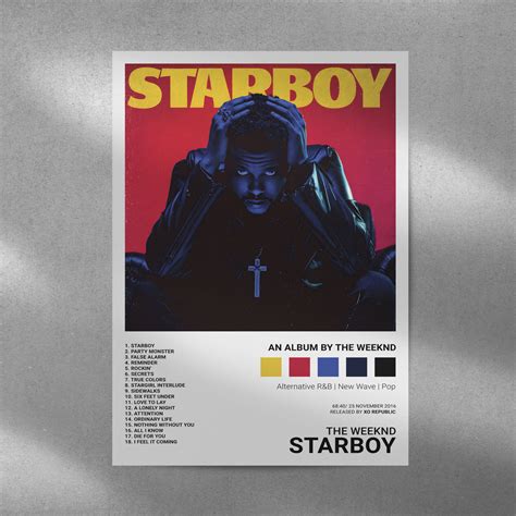 The Weeknd Star Boy Album Poster