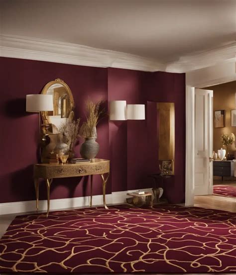 What Color Paint Goes With Burgundy Carpet Dreamyhomestyle