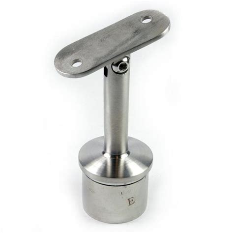 Tête de poteau inox 304 orientable main courante plate