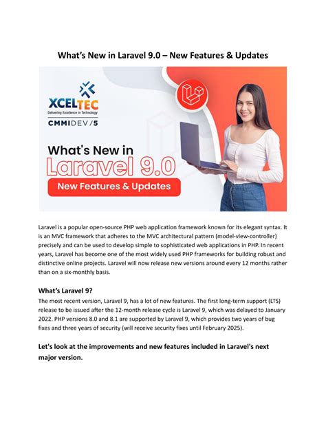 Ppt Whats New In Laravel New Features Updates Powerpoint