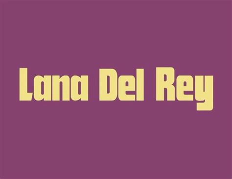 Lana Del Rey World On Twitter Nova Logo De Lana Del Rey