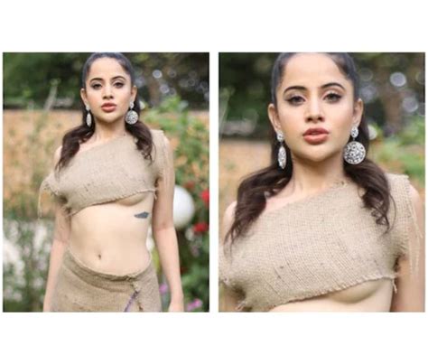 Urfi Javed Makes Outfit From A Jute Bag In Minutes Netizens Say