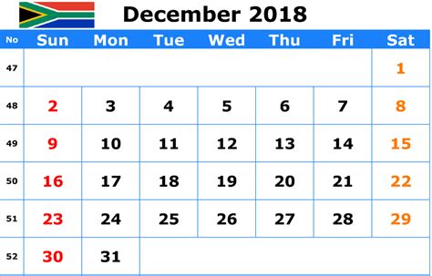 2021 Excel Calendar South Africa January 2021 Calendar South Africa