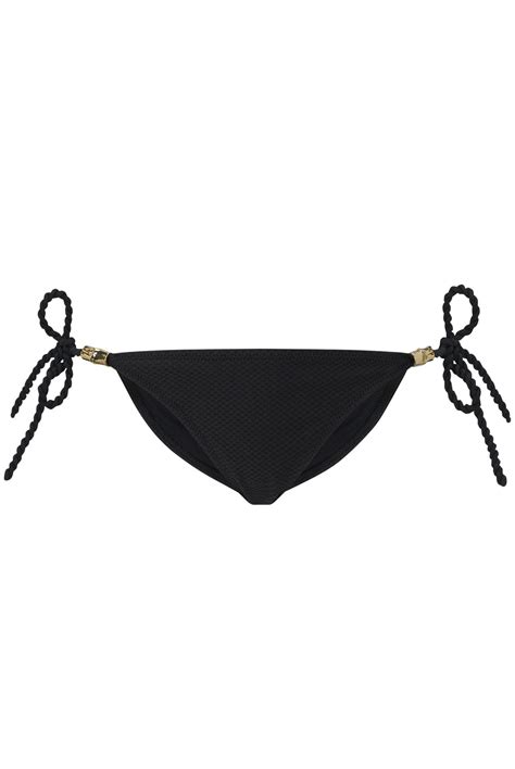 Triangle Bikini Bottoms In Black Heidi Klein Core Collection Heidi Klein Uk Store