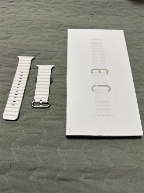 Apple Watch Ultra Ocean Band White Mobile Phones Gadgets Wearables