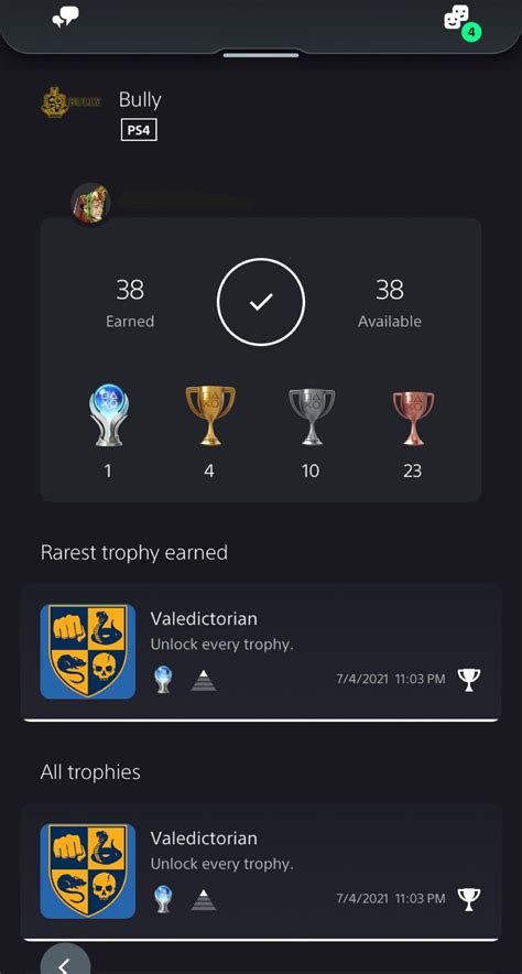 [Bully] #3 a decent end to a shitty day : r/Trophies