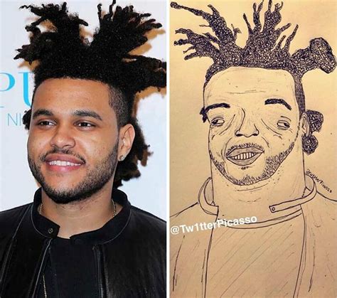 Terrible Fan Art Drawings Of Famous People Created By This Artist