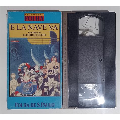 Fita Vhs Original E La Nave Va Federico Fellini Shopee Brasil