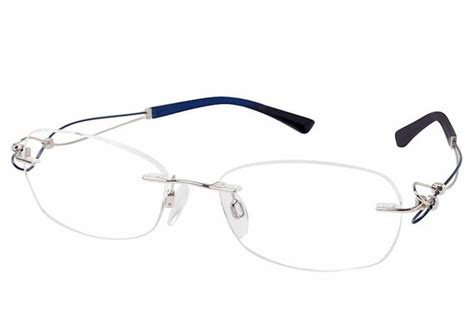 Charmant Line Art Eyeglasses Xl2064 Xl2064 Wp White Rimless Optical