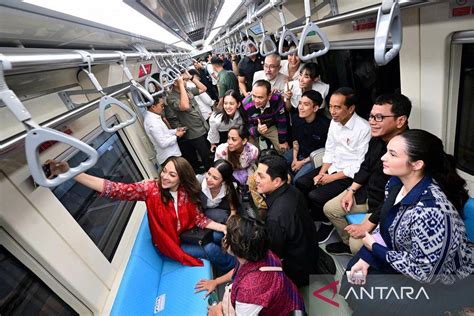 Lrt Jabodebek Menjadi Kado Peringatan Hut Ke Ri Antara News