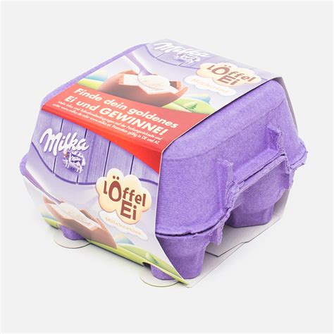 Шоколадные яйца Milka Loffel Ei 136g, 00-00025417