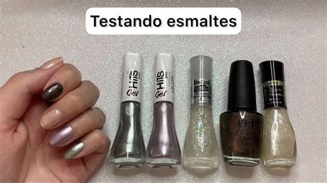 Testando Esmaltes Hits Maria Pomposa OPI E Dailus Esmalte Unhas