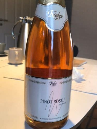 Kiefer Pinot Rosé Extra Trocken Vivino US