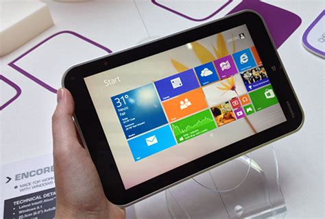 Toshiba Encore 8 Zoll Tablet Mit Windows 81 Ausprobiert