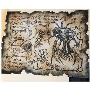 Cthulhu Demon Queen Of The Lost City Necronomicon Fragments Etsy