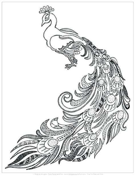 Realistic Peacock Coloring Pages At Free Printable Colorings Pages To Print