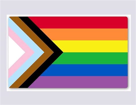 Pride Flag Proud Rainbow Flag Decalsticker Show Your True Pride