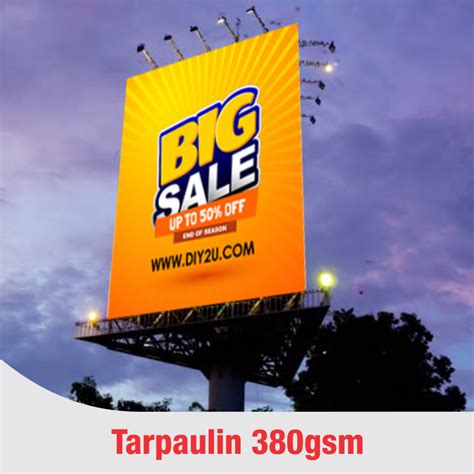 Uv Printing Gsm Tarpaulin Billboard