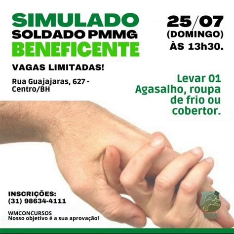 Simulado Beneficente Soldado PMMG Em Belo Horizonte Sympla