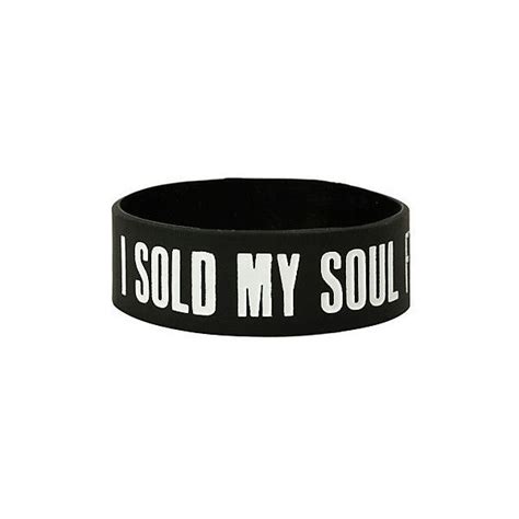 Sold My Soul For Concert Tickets Rubber Bracelet Hot Topic 48 ARS