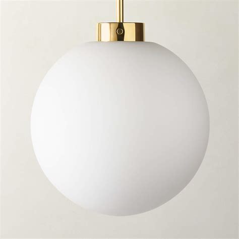 Marra Polished Brass Globe Pendant Light Cb2 Canada