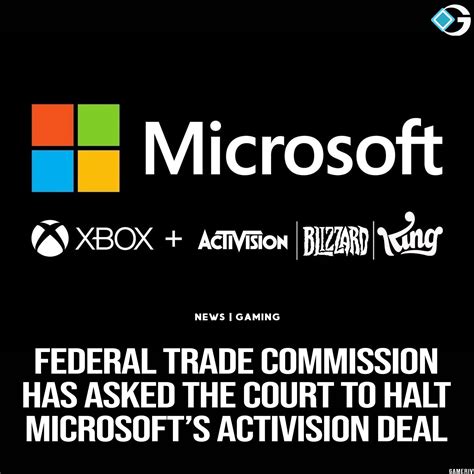 Gameriv On Twitter The Federal Trade Commission Has Asked A Federal