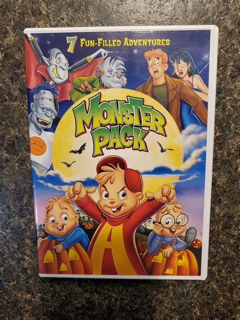 Monster Pack Dvd Alvin And The Chipmunks Meet Frankenstein Wolfman