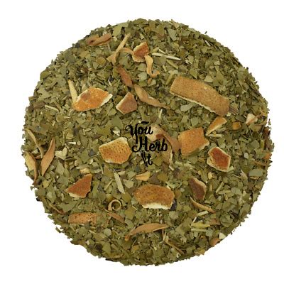 Yerba Mate Orange Flavoured Loose Dried Leaves 300g 1 95kg Ilex