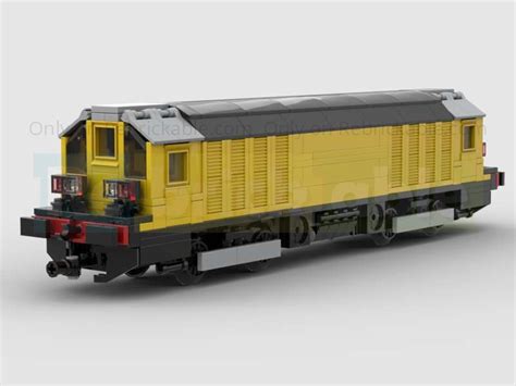 LEGO MOC London Underground Battery Loco YELLOW By MOCerhead