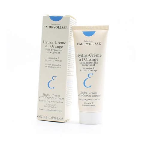 Embryolisse Hydra Cr Me L Orange Soin Hydratant Energisant Ml