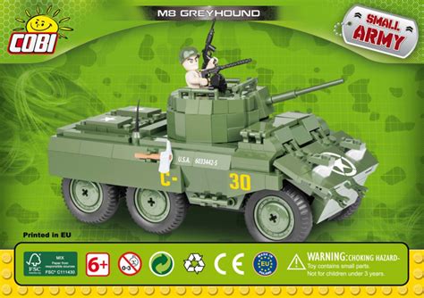 Manuale Cobi Set 2497 Small Army WWII M8 Greyhound