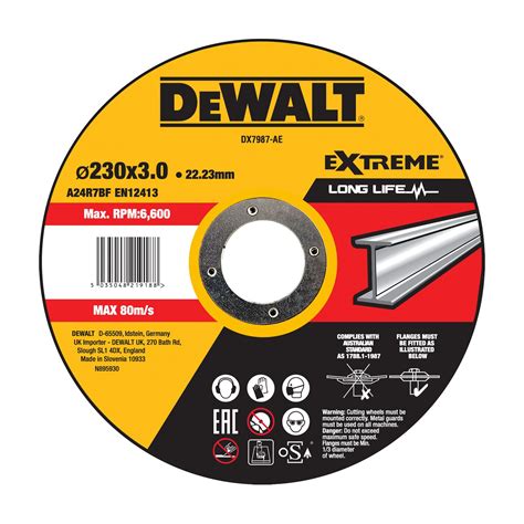 Disco De Corte Para Metal X X Mm Dewalt Dx Ae Pro