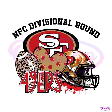 Nfc Divisional Round 49ers Football Svg