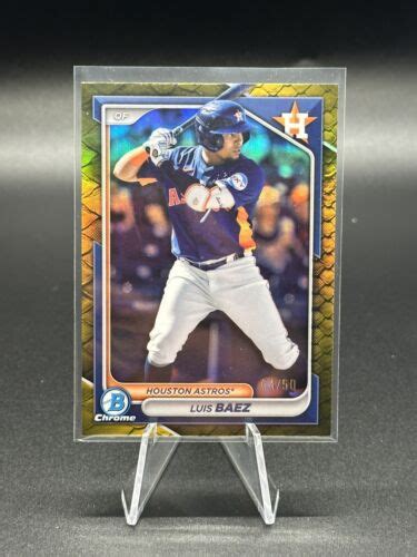 Luis Baez Bowman Chrome St Bowman Reptilian Gold Refractor