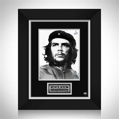 Che Guevara Limited Signature Edition Photo Custom Frame Rare T