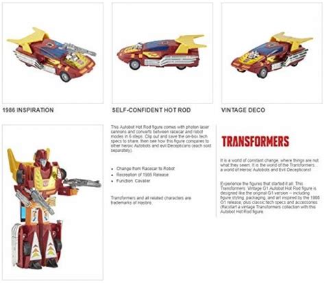 Transformers G1 Hot Rod Transformers Vintage G1 Reissues