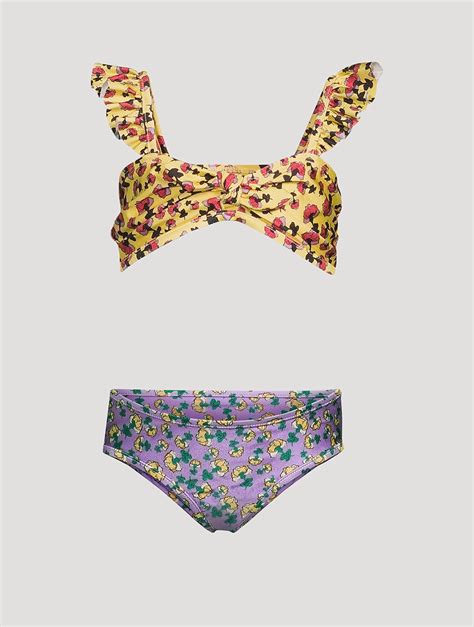 Zimmermann Tiggy Tie Two Piece Bikini Set Holt Renfrew