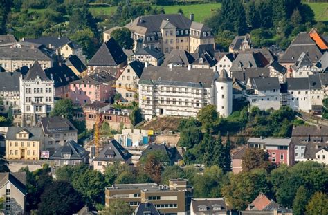 Arnsberg aus der Vogelperspektive Baustelle mit Erschließungs und