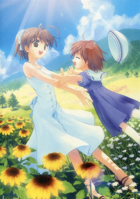 Kogemashita Takoyaki Clannad Furukawa Nagisa Okazaki Ushio Dress Summer