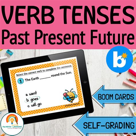 Verb Tenses Boom Cards Regular Past Tense Verbs Made By Teachers