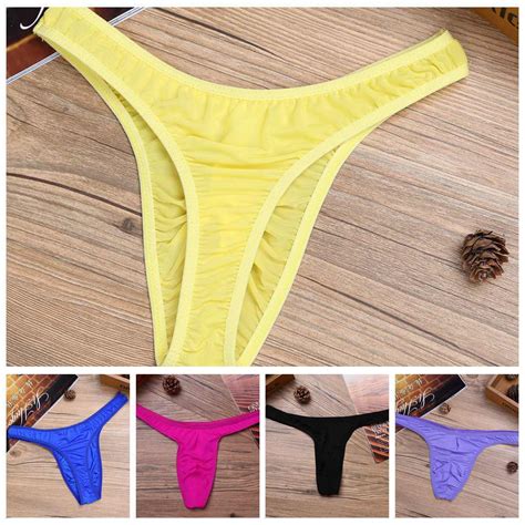 Männer Mini Slips G String Schlüpfer Bikini Tanga Unterwäsche