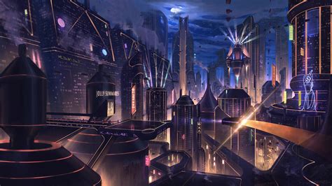 Sci Fi City, Pedro De Elizalde 小佩 | Sci fi city, Concept art world ...