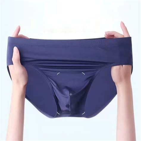 Mens Sexy Low Rise Ice Silk Panties Knickers Bikini Underwear Underpants Briefs Ebay