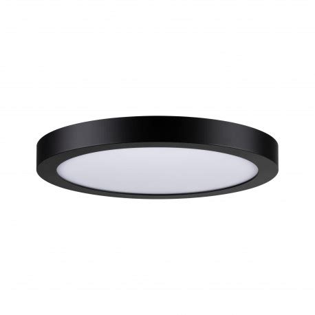 Panneau Led Wallceiling Abia Mm W Noir Mat V Plastique Paulmann