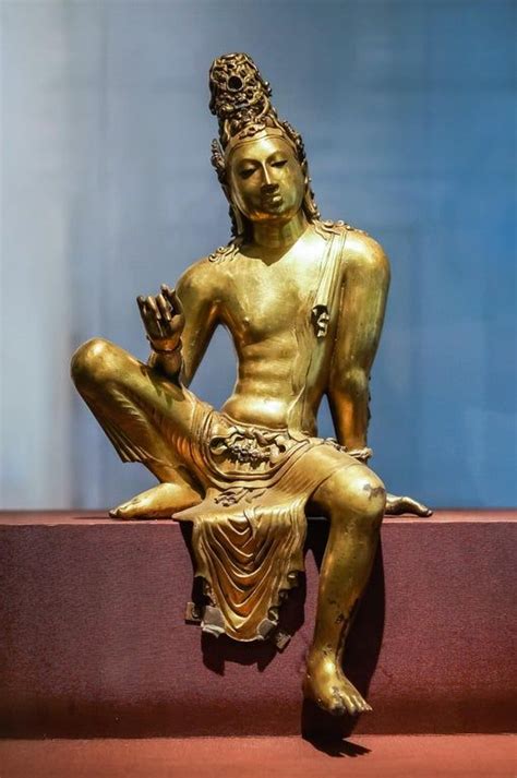 Gilt Bronze Figure Of Avalokiteshvara Sri Lanka 6th 8th Centuries A