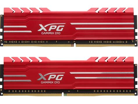 XPG GAMMIX D10 16GB (2 x 8GB) DDR4 2400 (PC4 19200) Desktop Memory ...