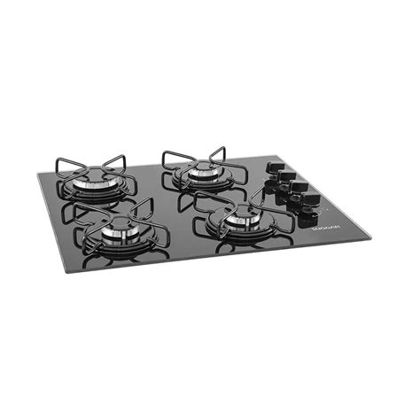 Cooktop Suggar 4 Bocas Vidro Preto Fg4004avp Bivolt MadeiraMadeira