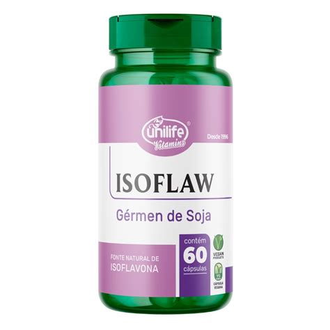 Isoflaw Gérmen de Soja Unilife 60 cápsulas 500mg