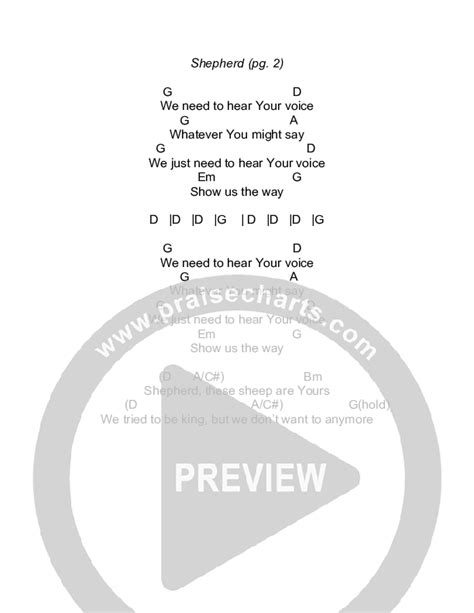 Shepherd Chords Pdf Todd Agnew Praisecharts